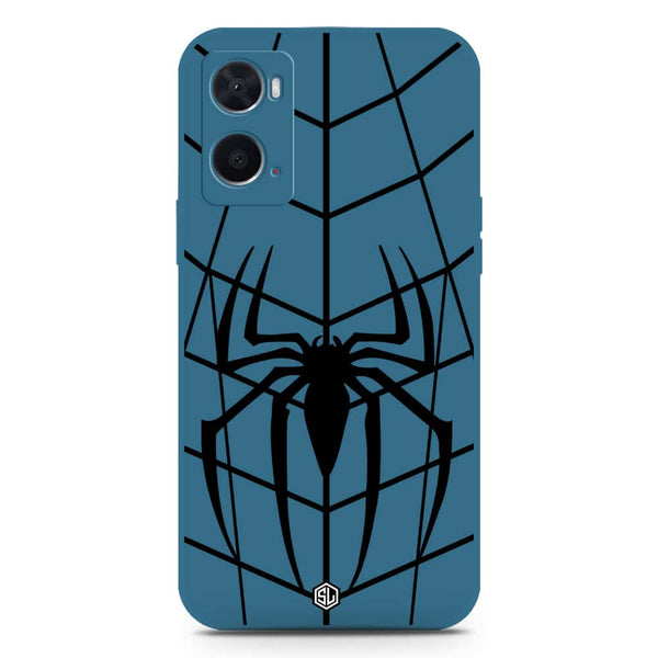 X-Spider Design Soft Phone Case - Silica Gel Case - Blue - Oppo A36
