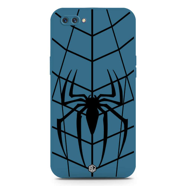 X-Spider Design Soft Phone Case - Silica Gel Case - Blue - Oppo A5