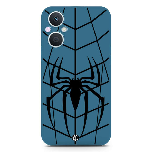 X-Spider Design Soft Phone Case - Silica Gel Case - Blue - OnePlus Nord N20 5G