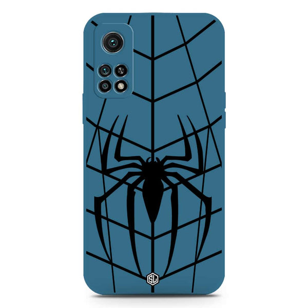 X-Spider Design Soft Phone Case - Silica Gel Case - Blue - Xiaomi Mi 10T Pro