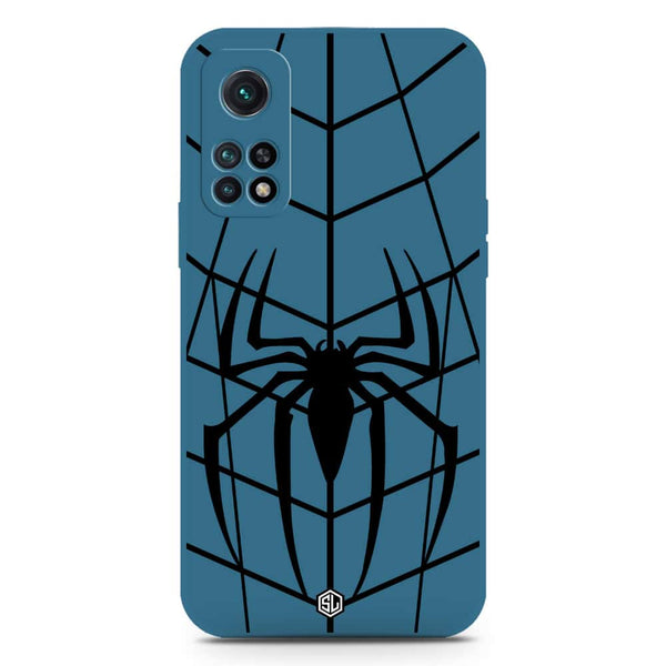 X-Spider Design Soft Phone Case - Silica Gel Case - Blue - Xiaomi Redmi K30S