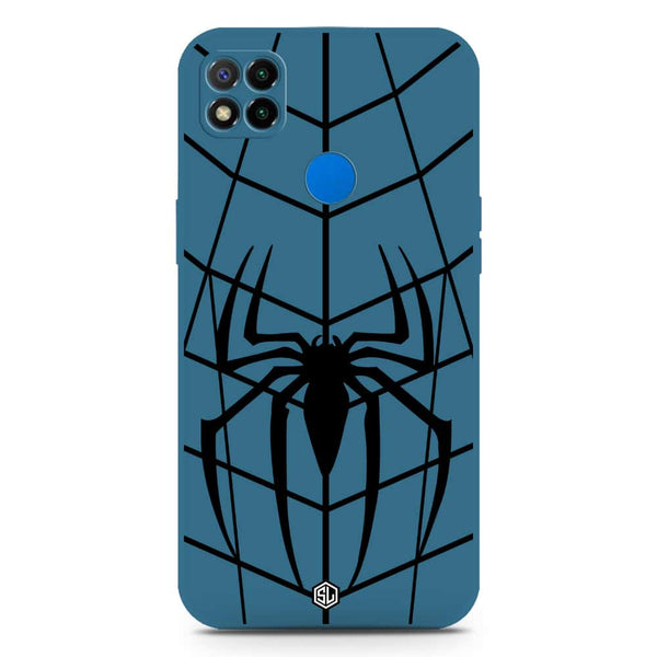 X-Spider Design Soft Phone Case - Silica Gel Case - Blue - Xiaomi Redmi 10A
