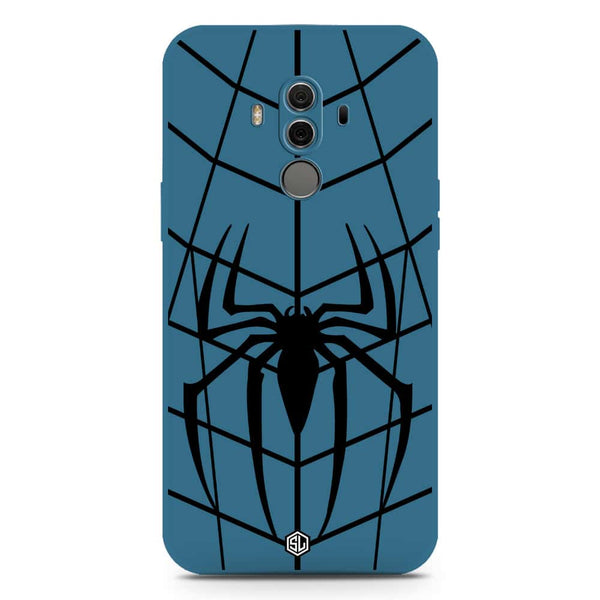 X-Spider Design Soft Phone Case - Silica Gel Case - Blue - Huawei Mate 10 Pro