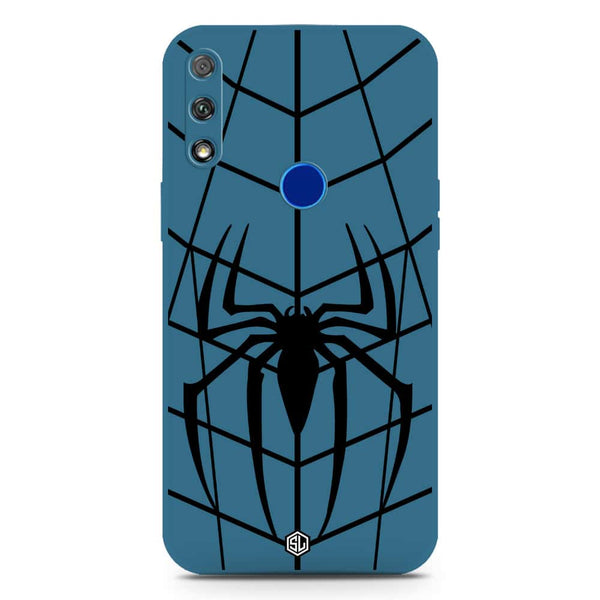 X-Spider Design Soft Phone Case - Silica Gel Case - Blue - Honor 9X