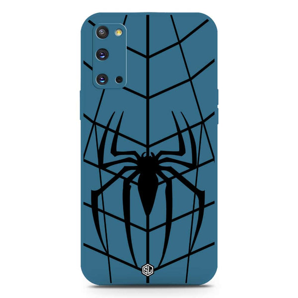 X-Spider Design Soft Phone Case - Silica Gel Case - Blue - Samsung Galaxy S20