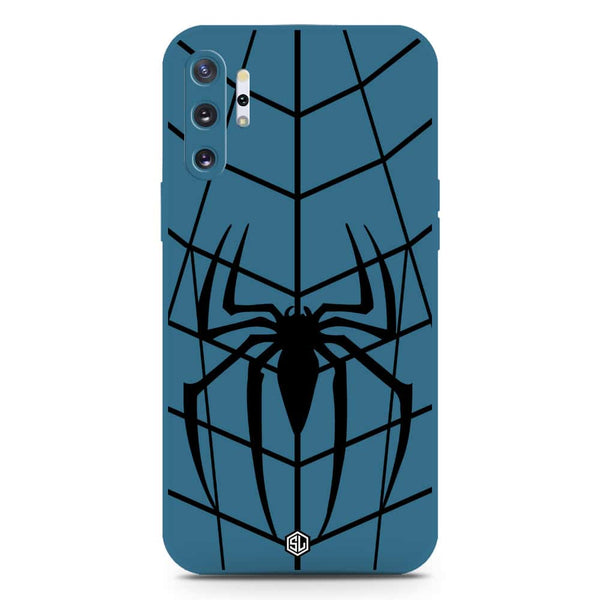 X-Spider Design Soft Phone Case - Silica Gel Case - Blue - Samsung Galaxy Note 10 Plus