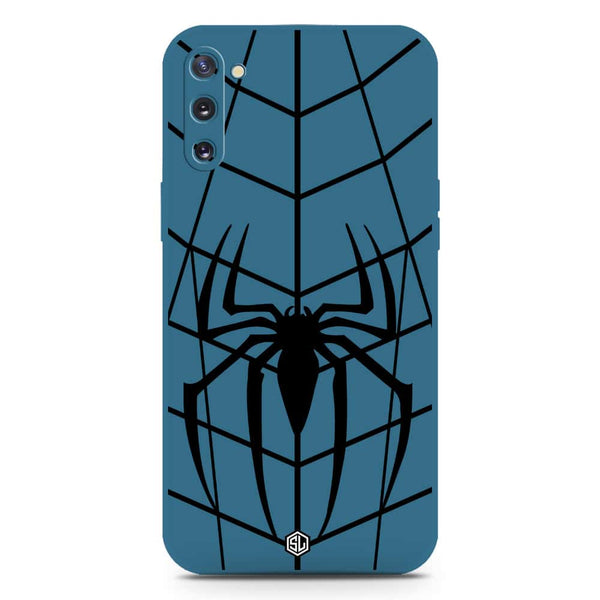 X-Spider Design Soft Phone Case - Silica Gel Case - Blue - Samsung Galaxy Note 10