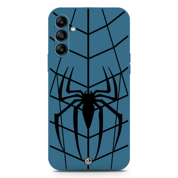 X-Spider Design Soft Phone Case - Silica Gel Case - Blue - Samsung Galaxy A04s
