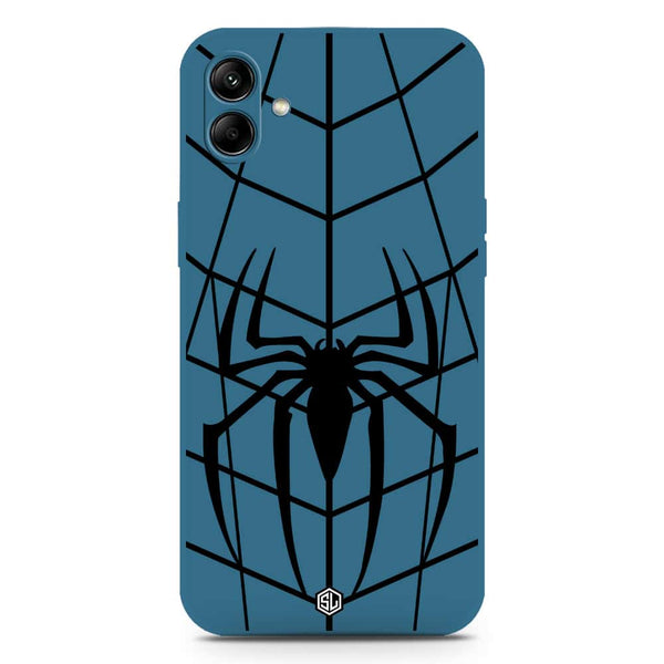 X-Spider Design Soft Phone Case - Silica Gel Case - Blue - Samsung Galaxy A04