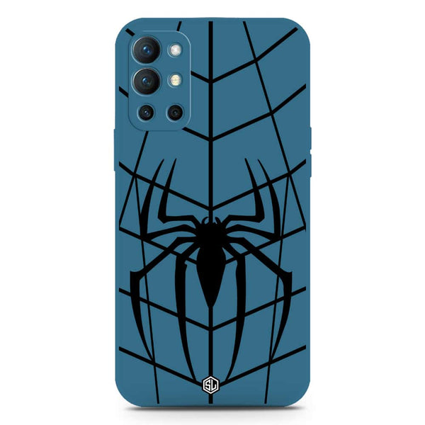 X-Spider Design Soft Phone Case - Silica Gel Case - Blue - OnePlus 9R