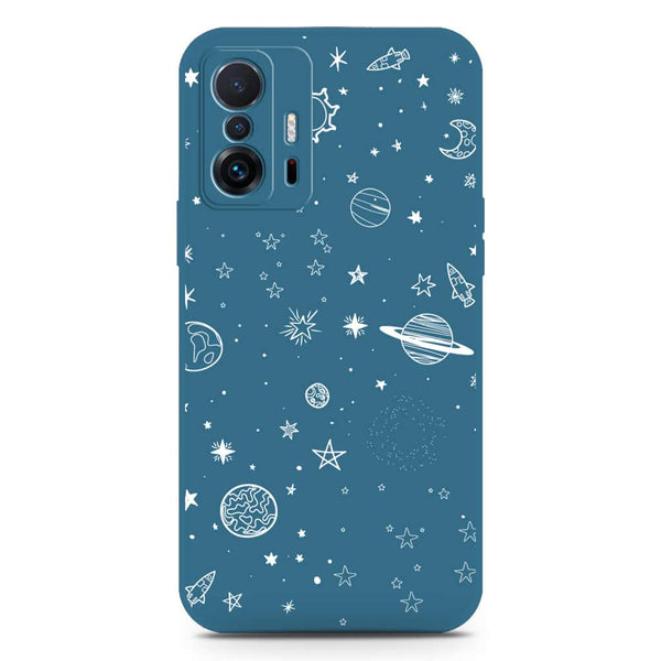 Stardust Dreams Design Soft Phone Case - Silica Gel Case - Blue - Xiaomi 11T Pro