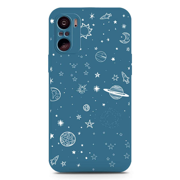 Stardust Dreams Design Soft Phone Case - Silica Gel Case - Blue - Xiaomi Mi 11X Pro