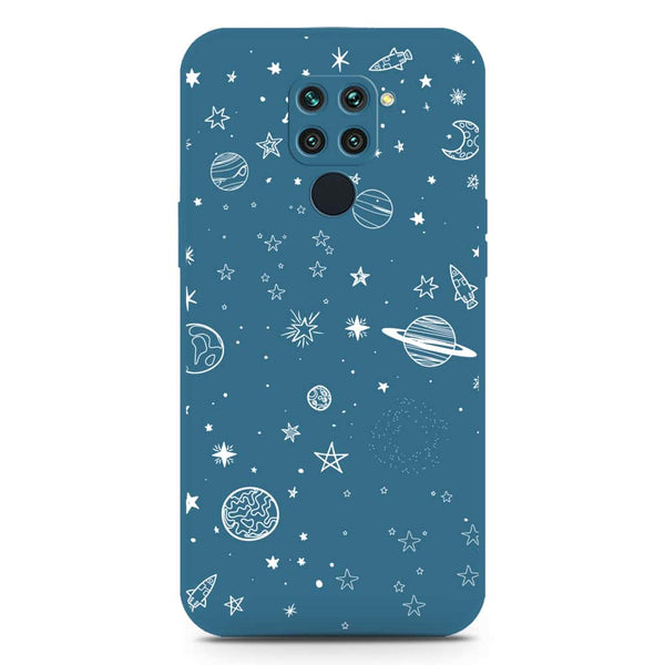 Stardust Dreams Design Soft Phone Case - Silica Gel Case - Blue - Xiaomi Redmi 10X 4G