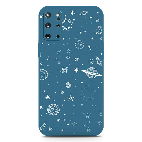 Stardust Dreams Design Soft Phone Case - Silica Gel Case - Blue - Samsung Galaxy S20 Plus