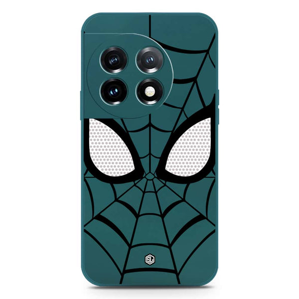 Cool Spider Design Soft Phone Case - Silica Gel Case - Darkgreen - OnePlus 11