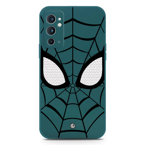 Cool Spider Design Soft Phone Case - Silica Gel Case - Darkgreen - OnePlus 9RT 5G