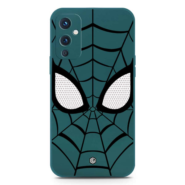 Cool Spider Design Soft Phone Case - Silica Gel Case - Darkgreen - OnePlus 9