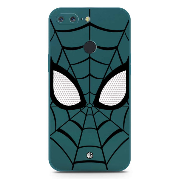 Cool Spider Design Soft Phone Case - Silica Gel Case - Darkgreen - OnePlus 5T