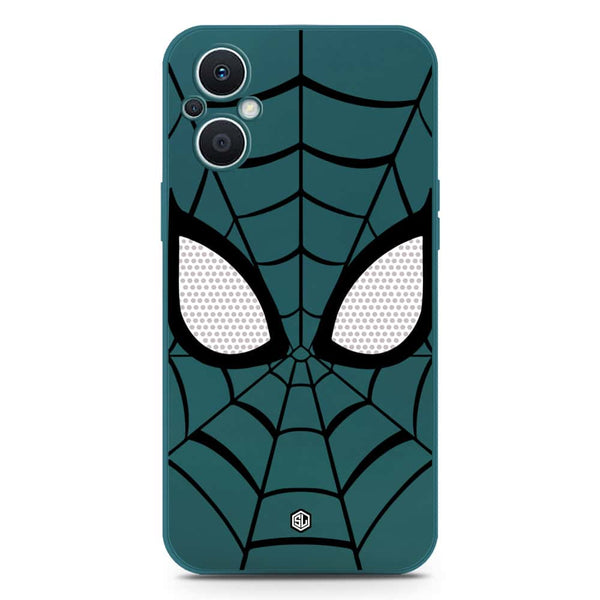 Cool Spider Design Soft Phone Case - Silica Gel Case - Darkgreen - Oppo F21 Pro 5G