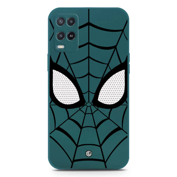 Cool Spider Design Soft Phone Case - Silica Gel Case - Darkgreen - Oppo A55 5G