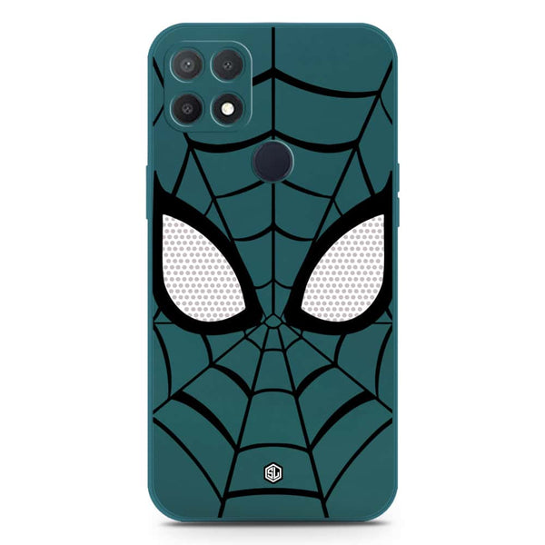 Cool Spider Design Soft Phone Case - Silica Gel Case - Darkgreen - Oppo A15