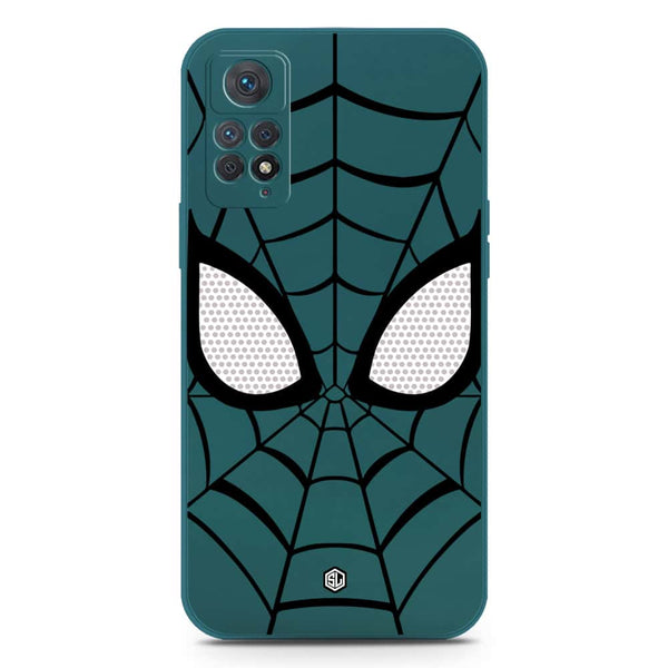 Cool Spider Design Soft Phone Case - Silica Gel Case - Darkgreen - Xiaomi Redmi Note 11 Pro