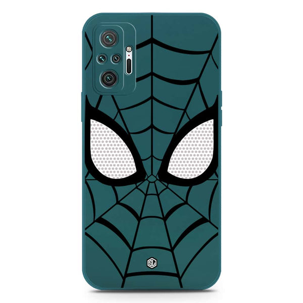Cool Spider Design Soft Phone Case - Silica Gel Case - Darkgreen - Xiaomi Redmi Note 10 Pro Max