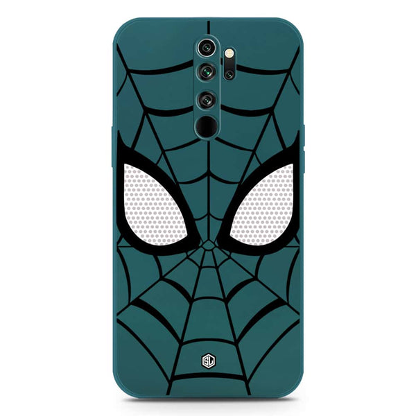 Cool Spider Design Soft Phone Case - Silica Gel Case - Darkgreen - Xiaomi Redmi Note 8 Pro