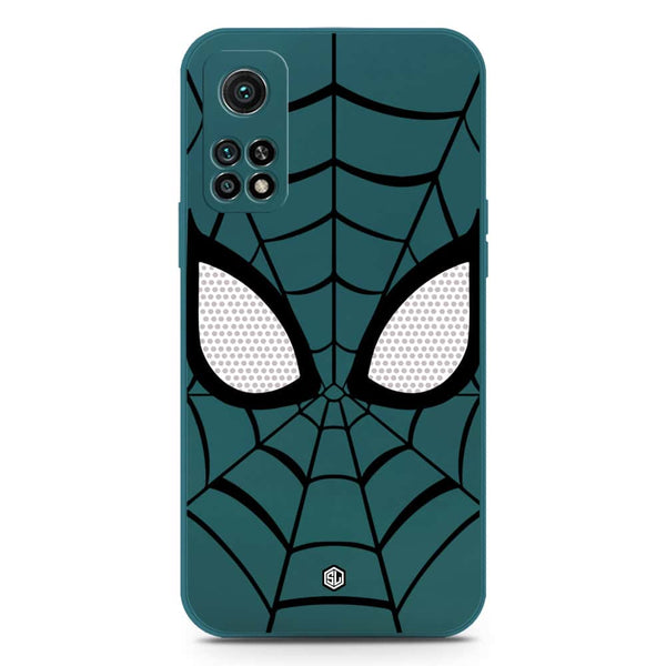 Cool Spider Design Soft Phone Case - Silica Gel Case - Darkgreen - Xiaomi Mi 10T Pro