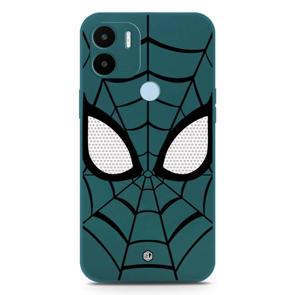 Cool Spider Design Soft Phone Case - Silica Gel Case - Darkgreen - Xiaomi Redmi A1 Plus