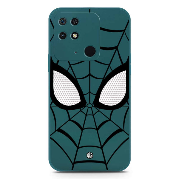 Cool Spider Design Soft Phone Case - Silica Gel Case - Darkgreen - Xiaomi Redmi 10C