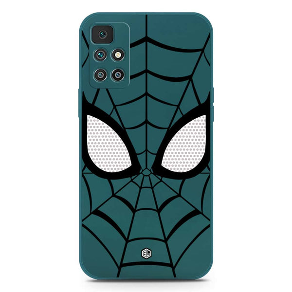 Cool Spider Design Soft Phone Case - Silica Gel Case - Darkgreen - Xiaomi Redmi 10