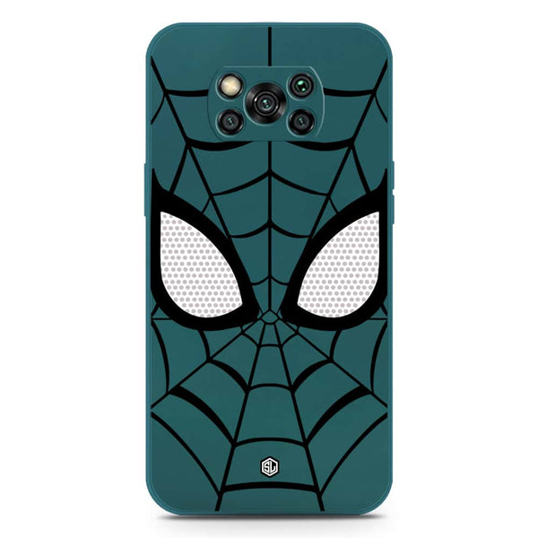 Cool Spider Design Soft Phone Case - Silica Gel Case - Darkgreen - Xiaomi Poco X3