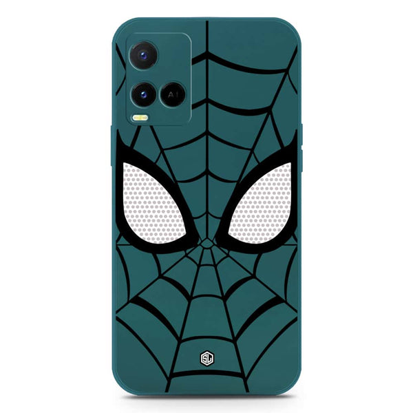 Cool Spider Design Soft Phone Case - Silica Gel Case - Darkgreen - Vivo Y33s
