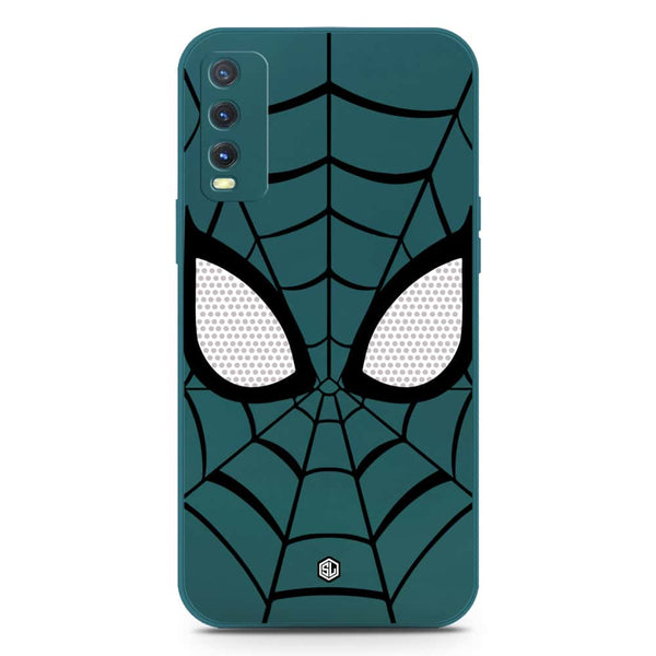 Cool Spider Design Soft Phone Case - Silica Gel Case - Darkgreen - Vivo Y20a