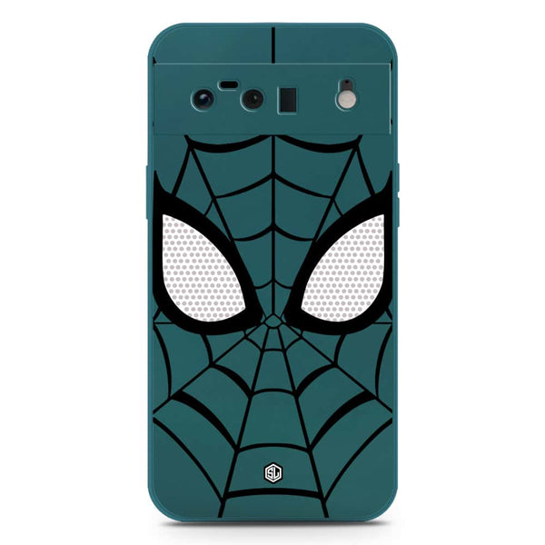 Cool Spider Design Soft Phone Case - Silica Gel Case - Darkgreen - Google Pixel 6