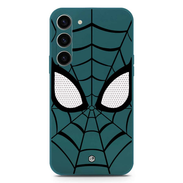 Cool Spider Design Soft Phone Case - Silica Gel Case - Darkgreen - Samsung Galaxy S23 Plus 5G