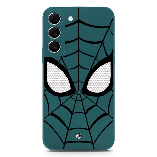 Cool Spider Design Soft Phone Case - Silica Gel Case - Darkgreen - Samsung Galaxy S22 Plus 5G