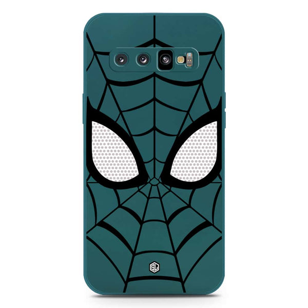 Cool Spider Design Soft Phone Case - Silica Gel Case - Darkgreen - Samsung Galaxy S10 Plus
