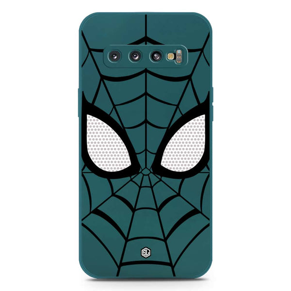 Cool Spider Design Soft Phone Case - Silica Gel Case - Darkgreen - Samsung Galaxy S10