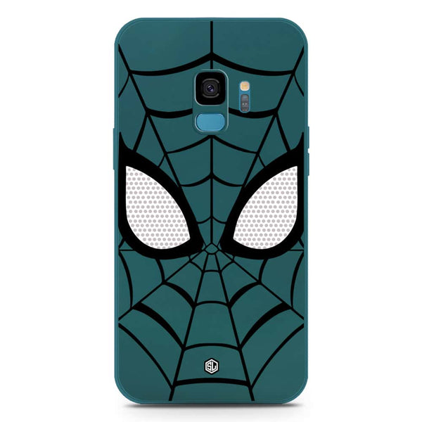 Cool Spider Design Soft Phone Case - Silica Gel Case - Darkgreen - Samsung Galaxy S9