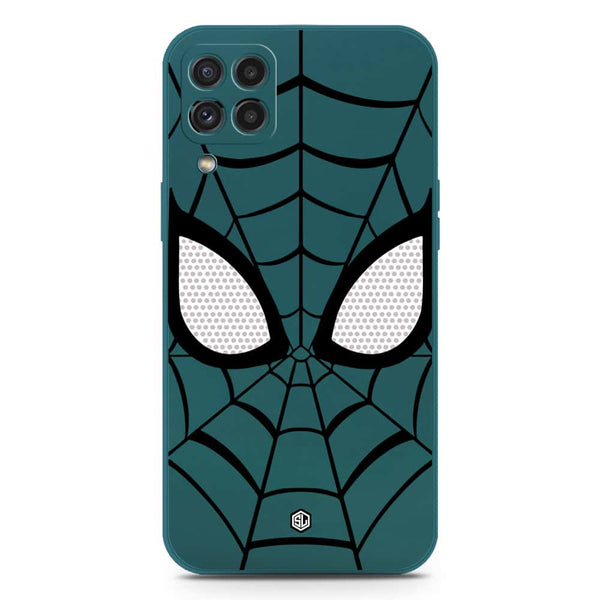 Cool Spider Design Soft Phone Case - Silica Gel Case - Darkgreen - Samsung Galaxy M32