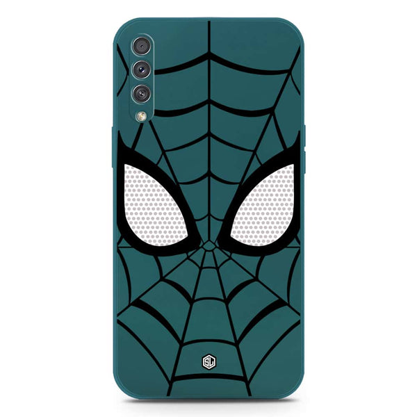 Cool Spider Design Soft Phone Case - Silica Gel Case - Darkgreen - Samsung Galaxy A50