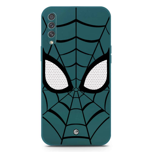 Cool Spider Design Soft Phone Case - Silica Gel Case - Darkgreen - Samsung Galaxy A30s