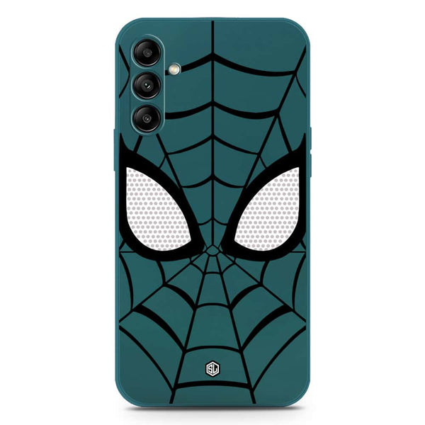 Cool Spider Design Soft Phone Case - Silica Gel Case - Darkgreen - Samsung Galaxy A24 4G