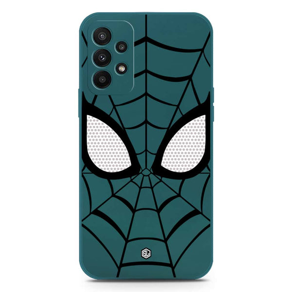 Cool Spider Design Soft Phone Case - Silica Gel Case - Darkgreen - Samsung Galaxy A23