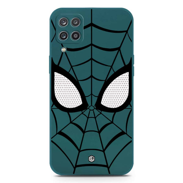 Cool Spider Design Soft Phone Case - Silica Gel Case - Darkgreen - Samsung Galaxy A12