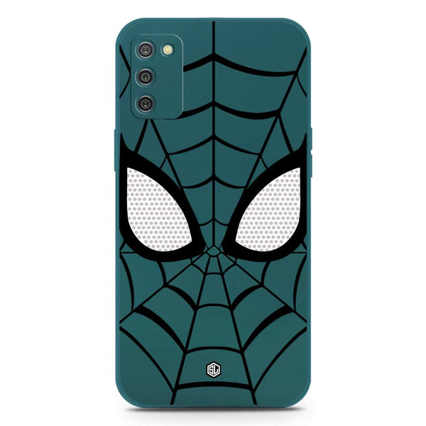 Cool Spider Design Soft Phone Case - Silica Gel Case - Darkgreen - Samsung Galaxy A03s