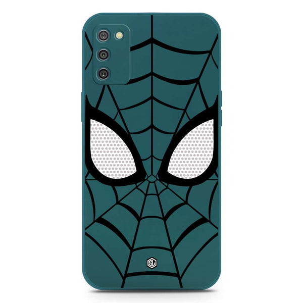 Cool Spider Design Soft Phone Case - Silica Gel Case - Darkgreen - Samsung Galaxy A02s