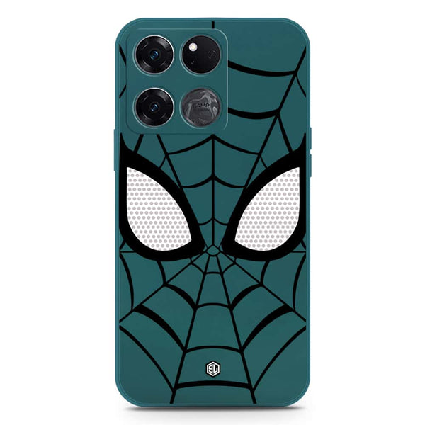 Cool Spider Design Soft Phone Case - Silica Gel Case - Darkgreen - OnePlus Ace Racing